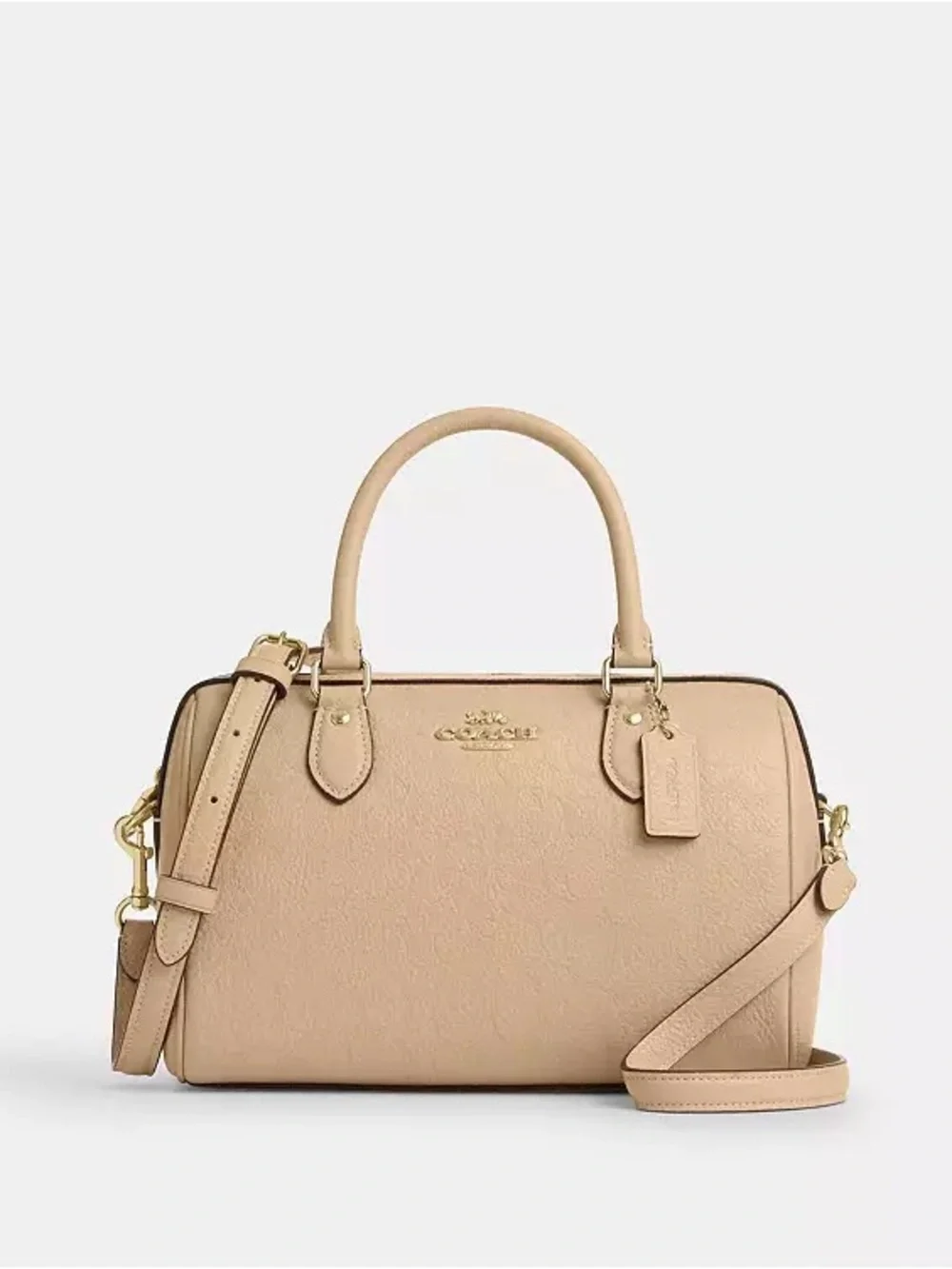 Coach Embossed Large Oat Rowan